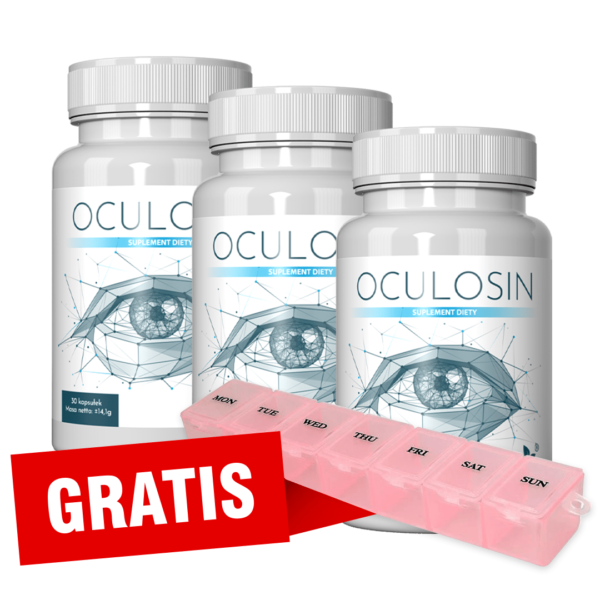Oculosin - wspomaga wzmocnieniu wzroku 3 opakowania